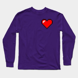 Pixel Heart Long Sleeve T-Shirt